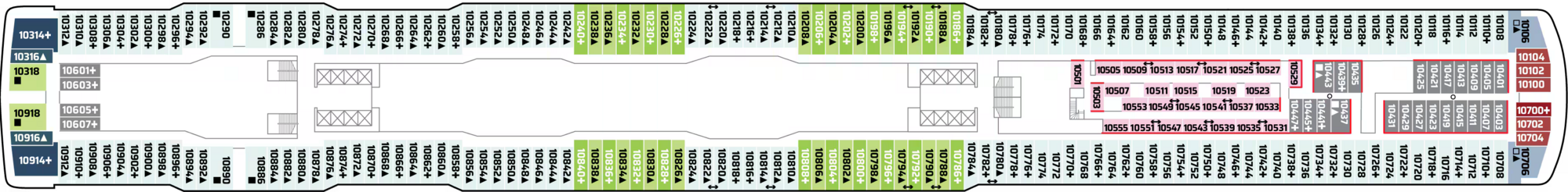 Deck 10 plan
